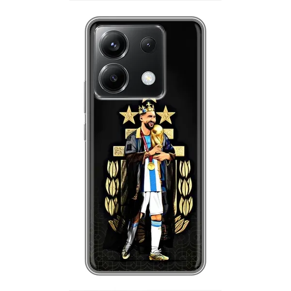Чехол с принтом «Месси Король» для Xiaomi POCO X6 5G