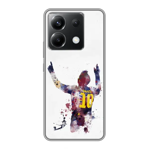 Чехол с принтом «Messi Barca» для Xiaomi POCO X6 5G