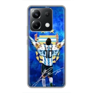 Чехлы для Xiaomi POCO X6 5G (Leo чемпион) (AlphaPrint) (Месси сборная)