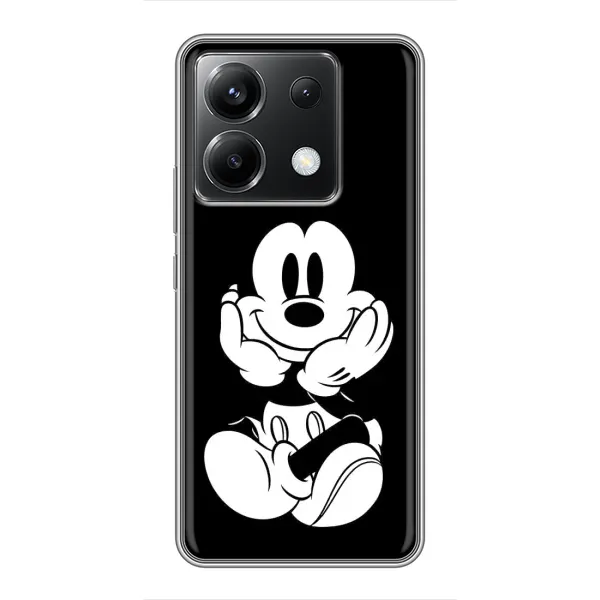 Чехол с принтом «Микки на черном» для Xiaomi POCO X6 5G