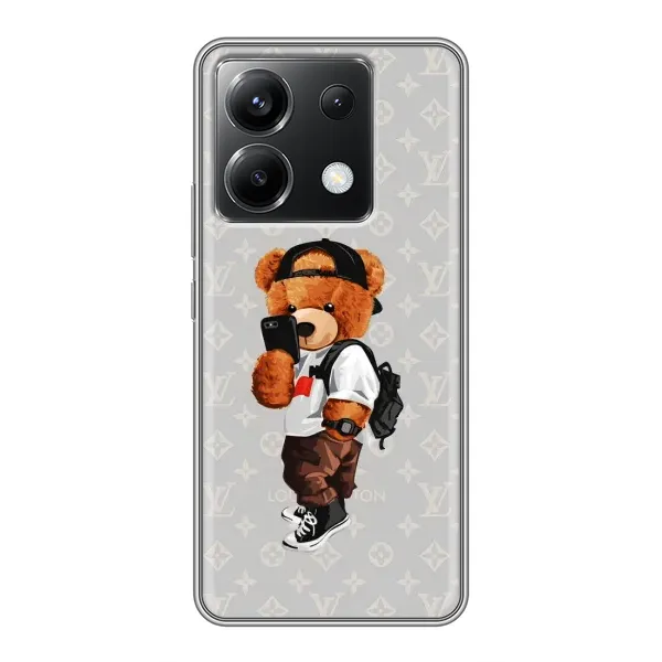 Чехол с принтом «Мишка Луи» для Xiaomi POCO X6 5G