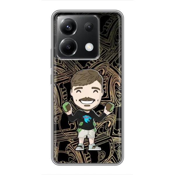 Чехол с принтом «Mister Beast» для Xiaomi POCO X6 5G