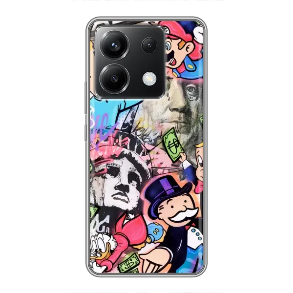 Чехол с принтом «Monopoly man» для Xiaomi POCO X6 5G