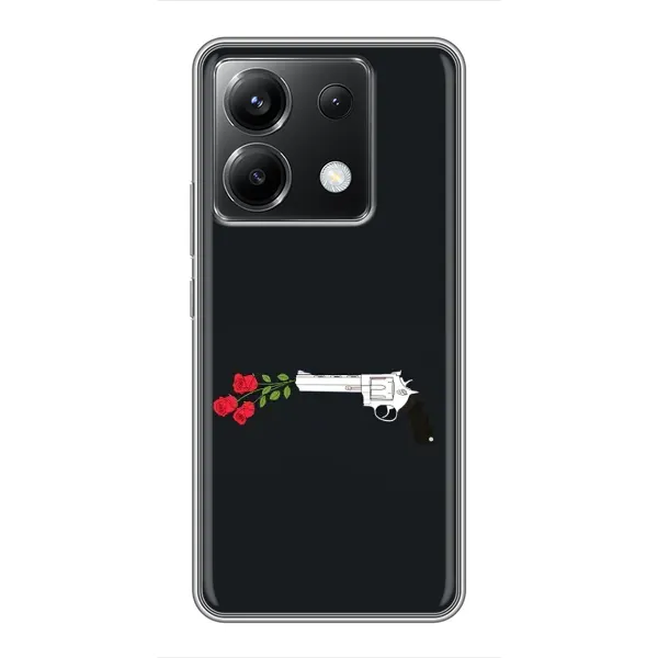 Чехол с принтом «Неожиданные цветы» для Xiaomi POCO X6 5G