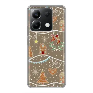 Новорічні, Святкові Чохли для Xiaomi POCO X6 5G - 2024 год (Новорічні пряники)