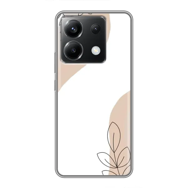 Чехол с принтом «Нюдовая веточка абстракция» для Xiaomi POCO X6 5G