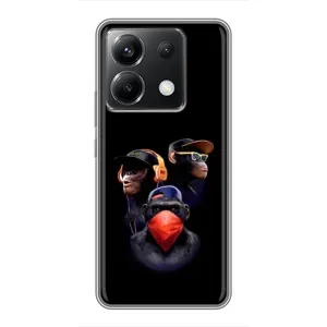Чохол з Мавпами Xiaomi POCO X6 5G - (AlphaPrint) (Три мавпи)