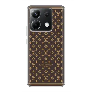 Чехлы Луи Витон для Xiaomi POCO X6 5G (AlphaPrint - LOUIS VUITTON) (обои LV)