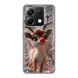 Яскравий чохол для Xiaomi POCO X6 5G з Зимові Оленята