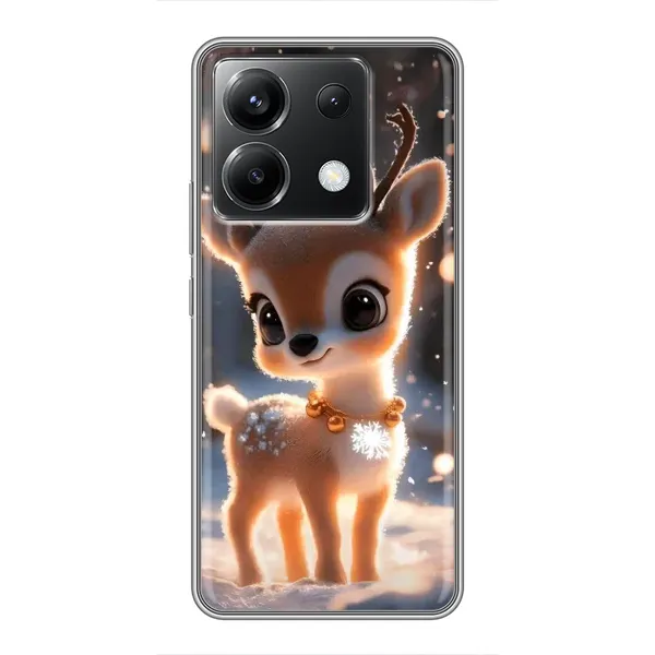 Чехол с принтом «Олененок» для Xiaomi POCO X6 5G Чехол с принтом «Олененок» для Xiaomi POCO X6 5G