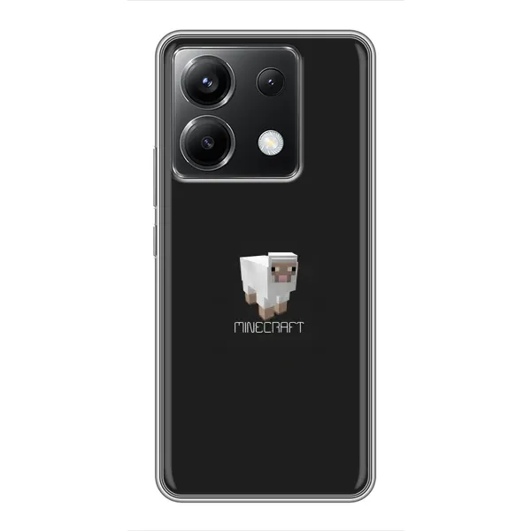 Чехол с принтом «Овечка Майнкрафт» для Xiaomi POCO X6 5G Чехол с принтом «Овечка Майнкрафт» для Xiaomi POCO X6 5G