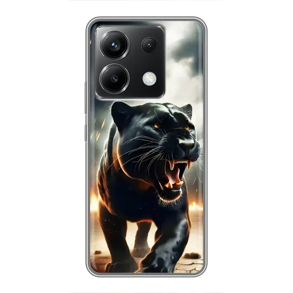 Чохол з принтом «Чорна пантера» для Xiaomi POCO X6 5G