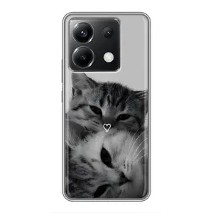 Чохол з малюнком кіт на Xiaomi POCO X6 5G (Пара котів)