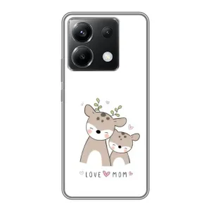 Чохли для мами на Xiaomi POCO X6 5G (Оленята мама і малюк)