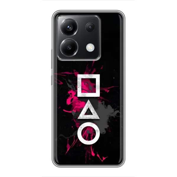 Чохол з принтом «Символи Гра кальмара» для Xiaomi POCO X6 5G
