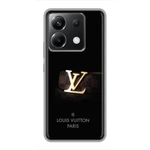 Чехлы Луи Витон для Xiaomi POCO X6 5G (AlphaPrint - LOUIS VUITTON) (ремешок LV)
