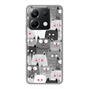 Чохли з Котиками для Xiaomi POCO X6 5G (VPrint) (Мальовані котики)