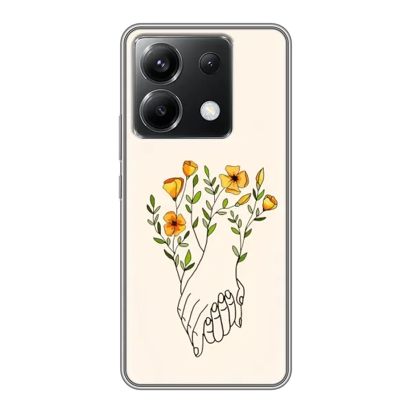 Чехол с принтом «Руки любви» для Xiaomi POCO X6 5G Чехол с принтом «Руки любви» для Xiaomi POCO X6 5G