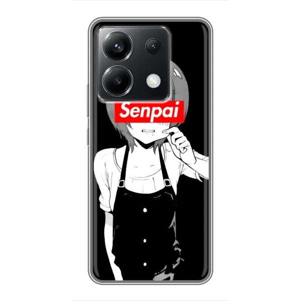 Чохол з принтом «Senpai» для Xiaomi POCO X6 5G