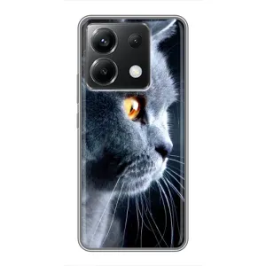 Чохли з Котиками для Xiaomi POCO X6 5G (VPrint) (Сірий Кіт)