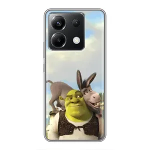 Чохол з мультфільмом Шрек на Xiaomi POCO X6 5G (Шрек та Осел)