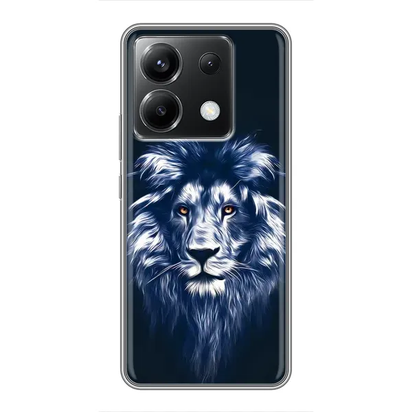 Чехол с принтом «Синий Лев» для Xiaomi POCO X6 5G
