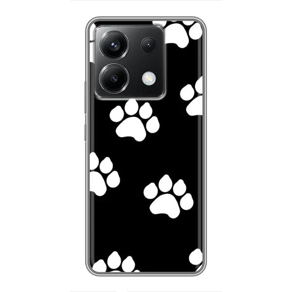 Чохол з принтом «Сліди собаки» для Xiaomi POCO X6 5G Чохол з принтом «Сліди собаки» для Xiaomi POCO X6 5G