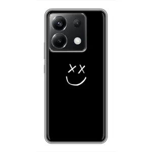 Чохол для Сяомі ПОКО ІКС 6 5Ж - (AlphaPrint) з принтом (ТОП продажів) (Смайл)