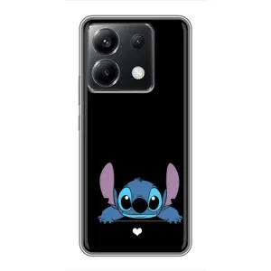 Чохол з принтом Стіч на Xiaomi POCO X6 5G (Стіч на чорному)