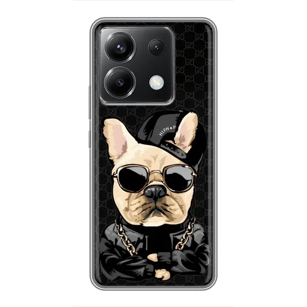 Чехол с принтом «Стильная собака» для Xiaomi POCO X6 5G