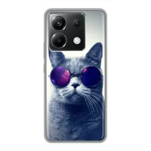 Чохол з принтом для Xiaomi POCO X6 5G (AlphaPrint) Модні коти (Стильний кіт)