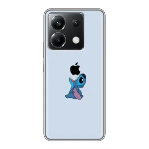 Чохол з принтом Стіч на Xiaomi POCO X6 5G (Stitch apple)