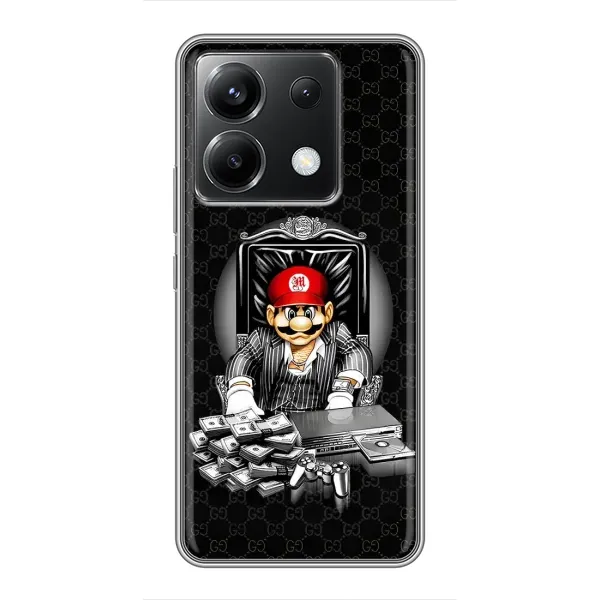 Чехол с принтом «Супер Марио» для Xiaomi POCO X6 5G