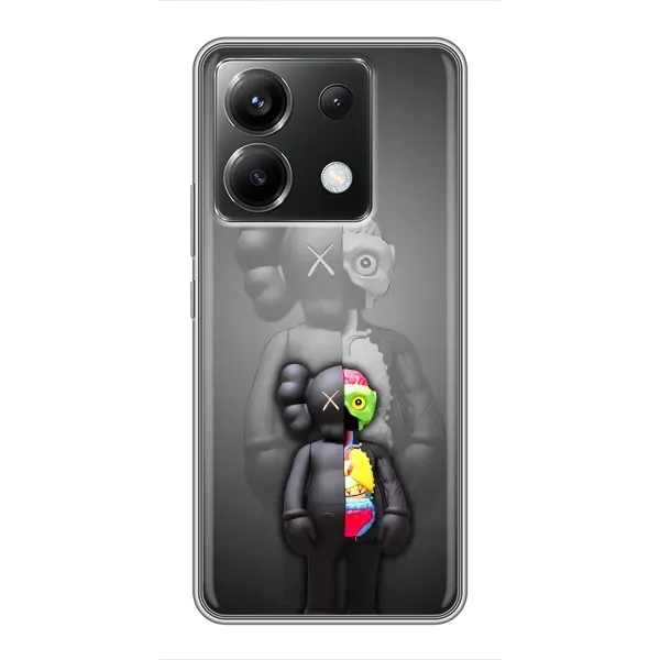 Чехол с принтом «Тело Bearbrick» для Xiaomi POCO X6 5G