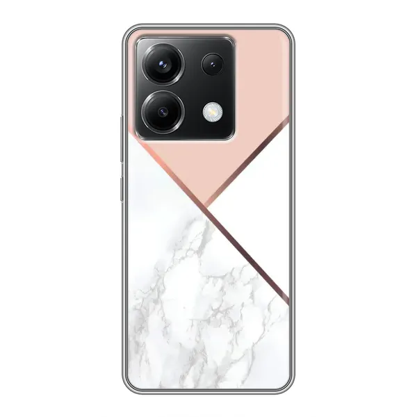 Чехол с принтом «Тройной мрамор» для Xiaomi POCO X6 5G