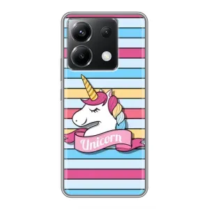 Чехол для ПОКО Х6 5G - (Единорожки - Новинки) (AlphaPrint) (Unicorn)