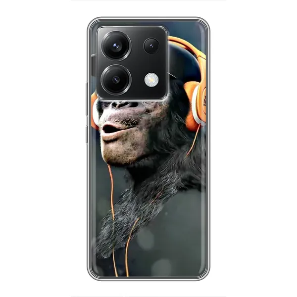 Чехол с принтом «В наушниках» для Xiaomi POCO X6 5G