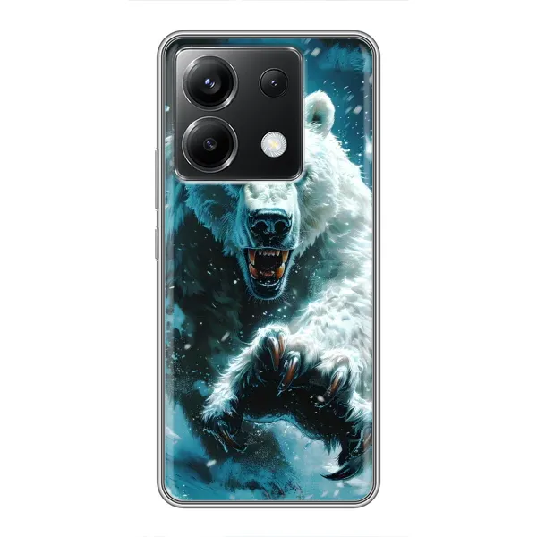 Чохол з принтом «Полярний ведмідь» для Xiaomi POCO X6 5G