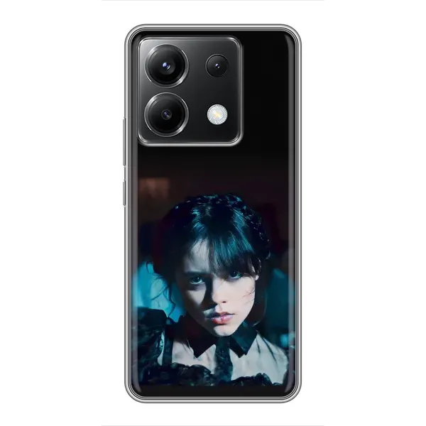 Чехол с принтом «взгляд Уэнздей» для Xiaomi POCO X6 5G
