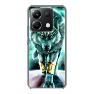 Защитные чехлы для ПОКО Х6 5G (AlphaPrint) (ХИТ продаж) ВОЛК (Яркий волк)