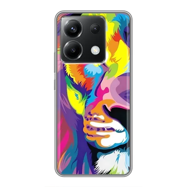 Чехол с принтом «Яркий Лев» для Xiaomi POCO X6 5G