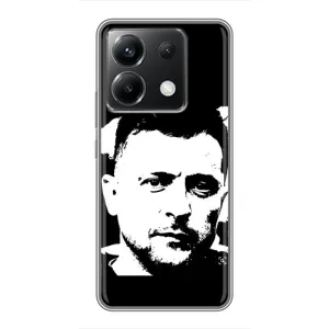 Чохол для Xiaomi POCO X6 5G (AlphaPrint - с принтом Зеленського) (Зеленский АРТ)