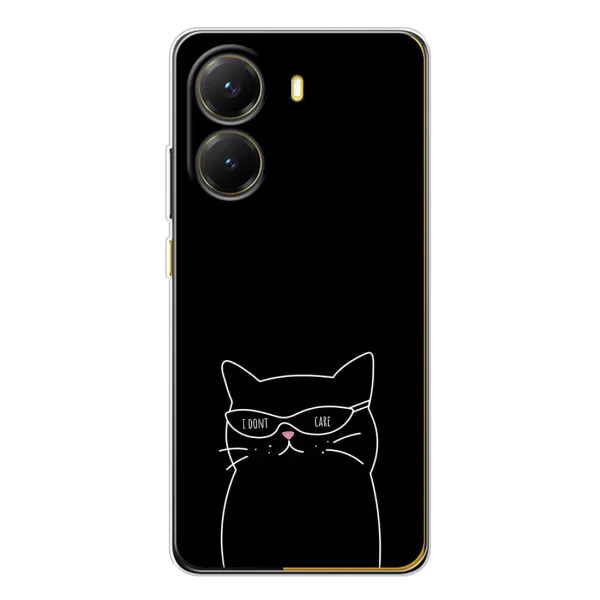 Чехол с принтом «Равнодушный кот» для Xiaomi POCO X7 Pro