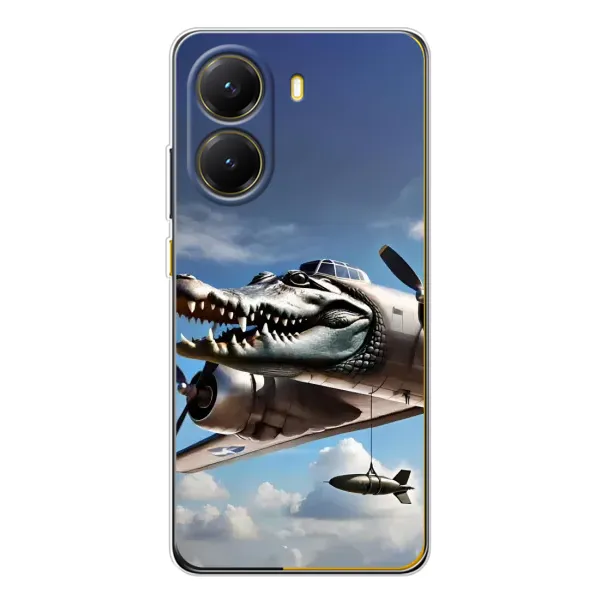Чехол с принтом «Бомбардиро крокодило» для Xiaomi POCO X7 Pro