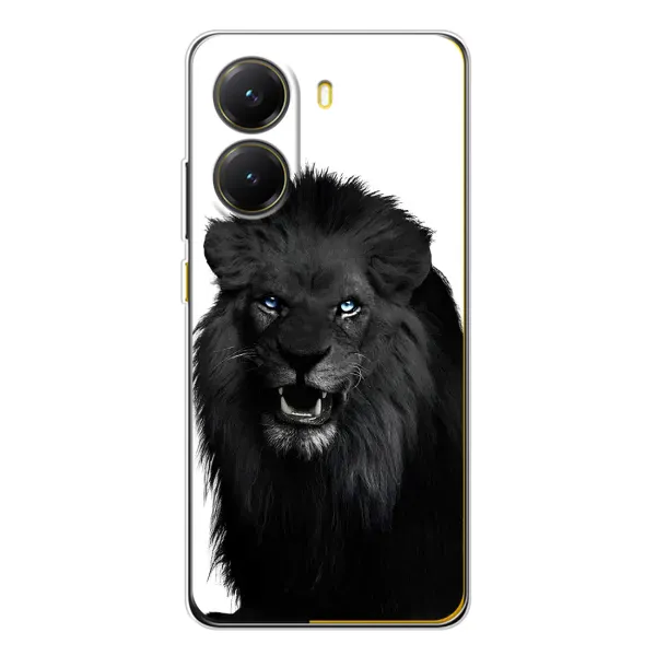Чехол с принтом «Черный ЛЕВ» для Xiaomi POCO X7 Pro