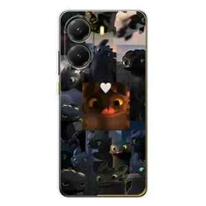 Чехол с принтом «Дракон коллаж» для Xiaomi POCO X7 Pro
