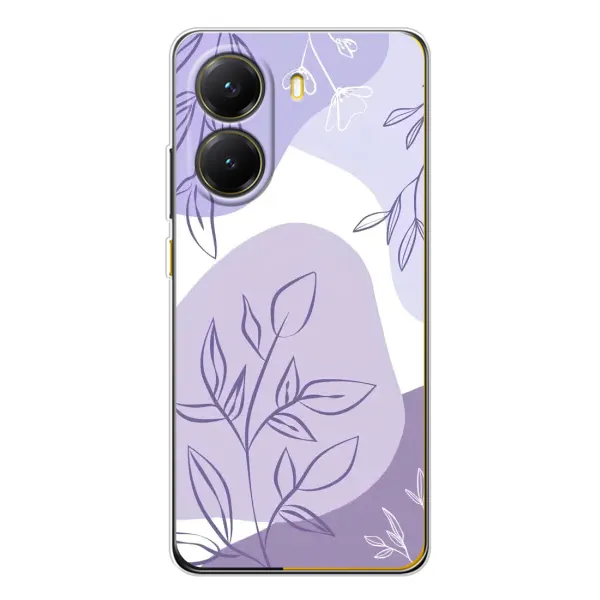 Чехол с принтом «Фиолетовые листья абстракция» для Xiaomi POCO X7 Pro Чехол с принтом «Фиолетовые листья абстракция» для Xiaomi POCO X7 Pro