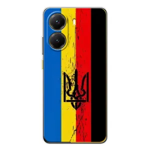 Украинские Чехлы для Xiaomi POCO X7 Pro с картинкой УПА (AlphaPrint) (Прапор УПА)