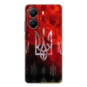 Украинские Чехлы для Xiaomi POCO X7 Pro с картинкой УПА (AlphaPrint) (ГЕРБ УПА)
