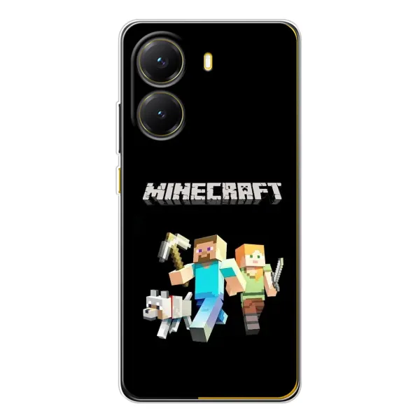 Чехол с принтом «герои Minecraft» для Xiaomi POCO X7 Pro Чехол с принтом «герои Minecraft» для Xiaomi POCO X7 Pro